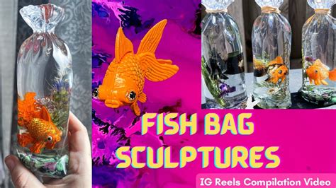 fake fish in a bag